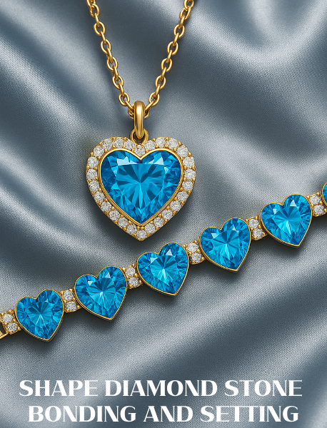 2d shape stone setting machine