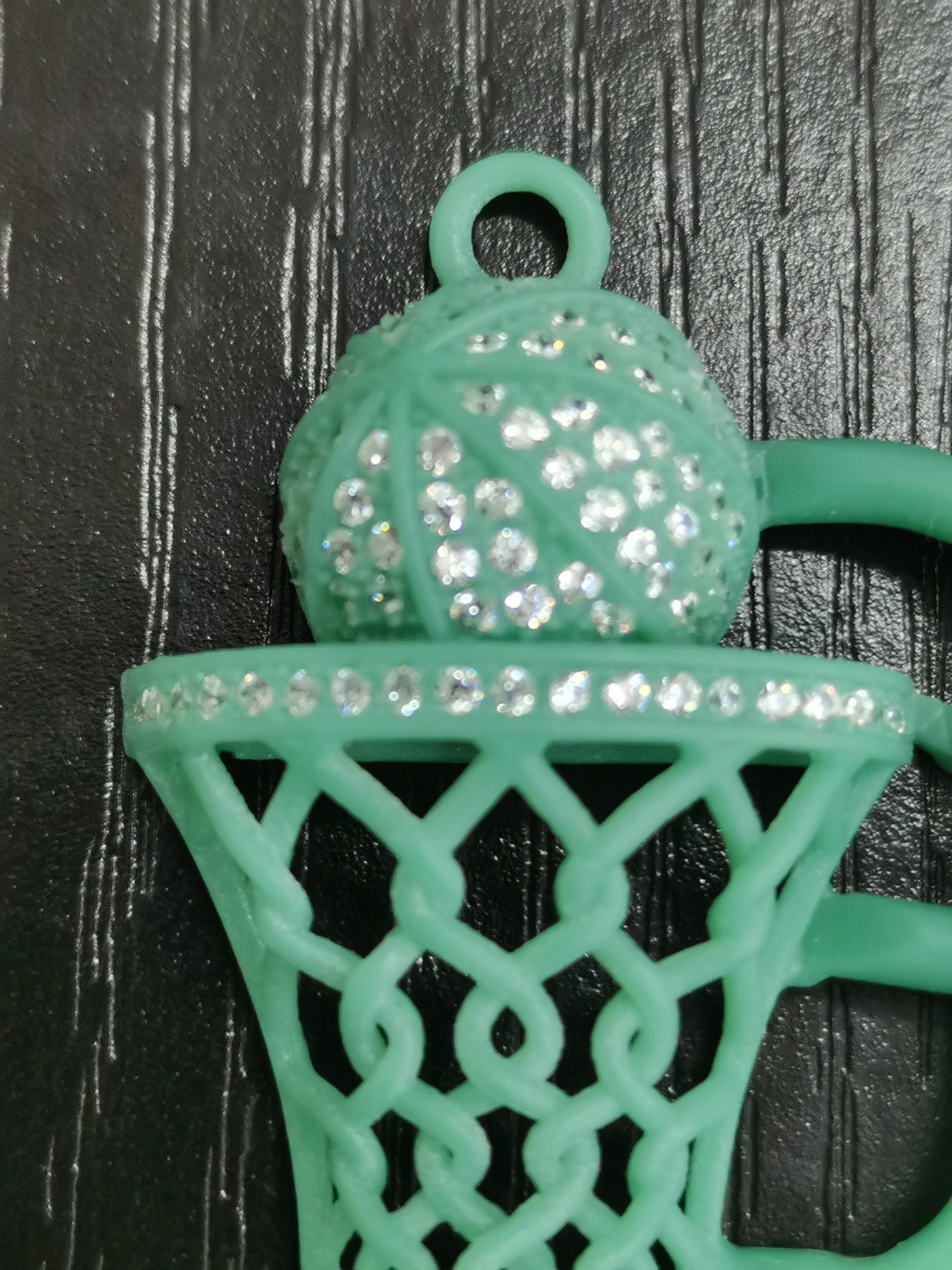 hiphop style silver jewelry pendant wax stone setting machine