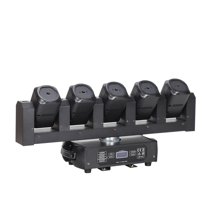 Full-Color RGB Multi-Head 5x5W Moving Head Laser Stage Light for DJ KTV Club Event