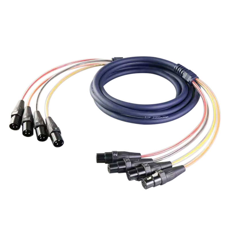 10M 4-Channel 3-Pin REAN XLR DMX Extension Cable