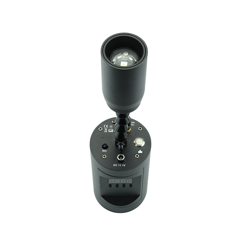 10W Warm White LED Wireless Battery Zoom Spotlight