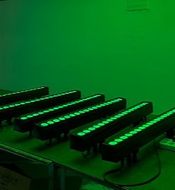 pixel control LED wall washer light RGBWA UV 6in1