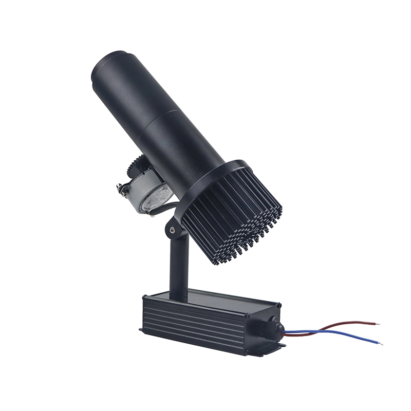 O-5 25W Moving LED Gobo Projector – HD Custom Logo Light for Christmas, Halloween & New Year Events
