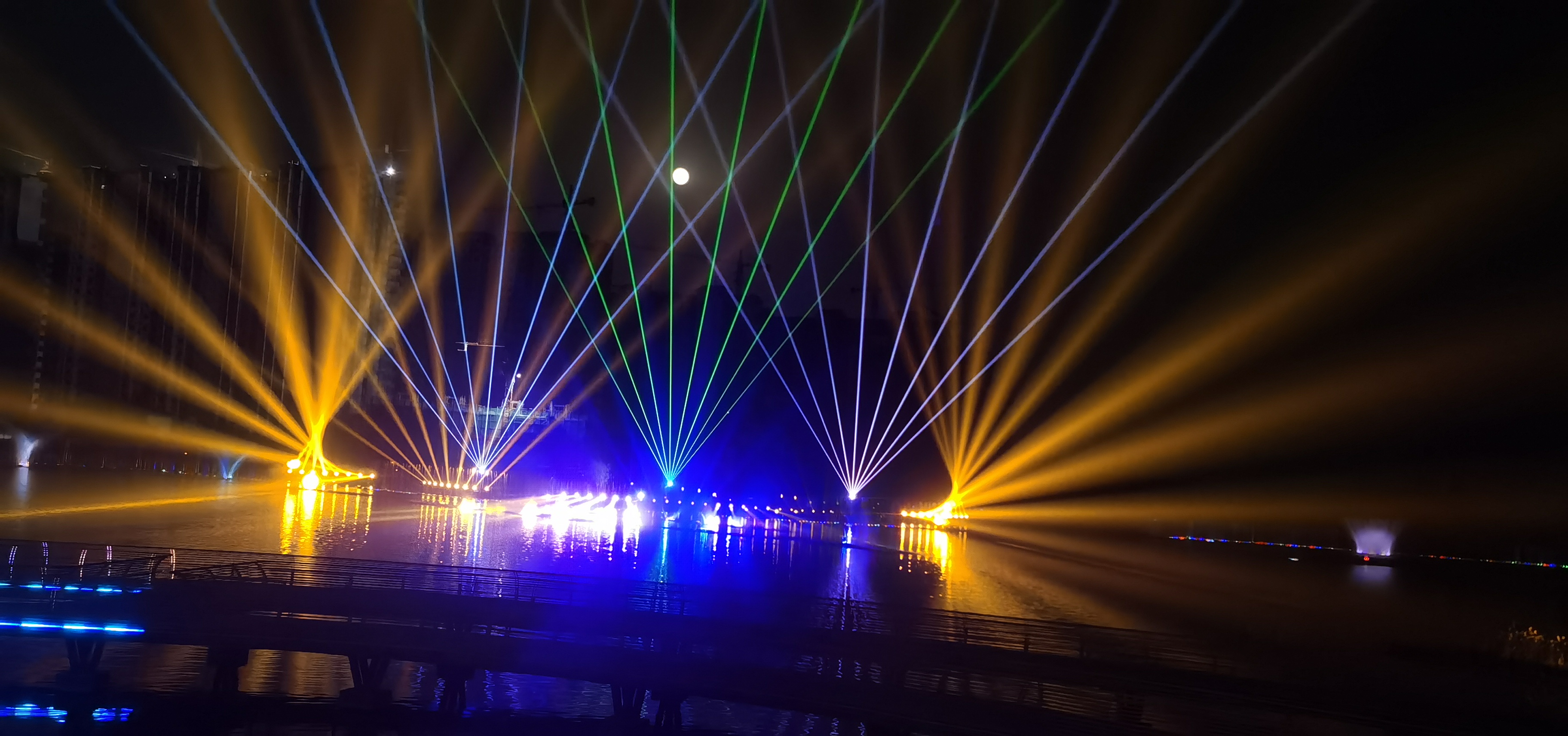 Waterproof Outdoor Cityscape 10w Single Green Laser Stage Light