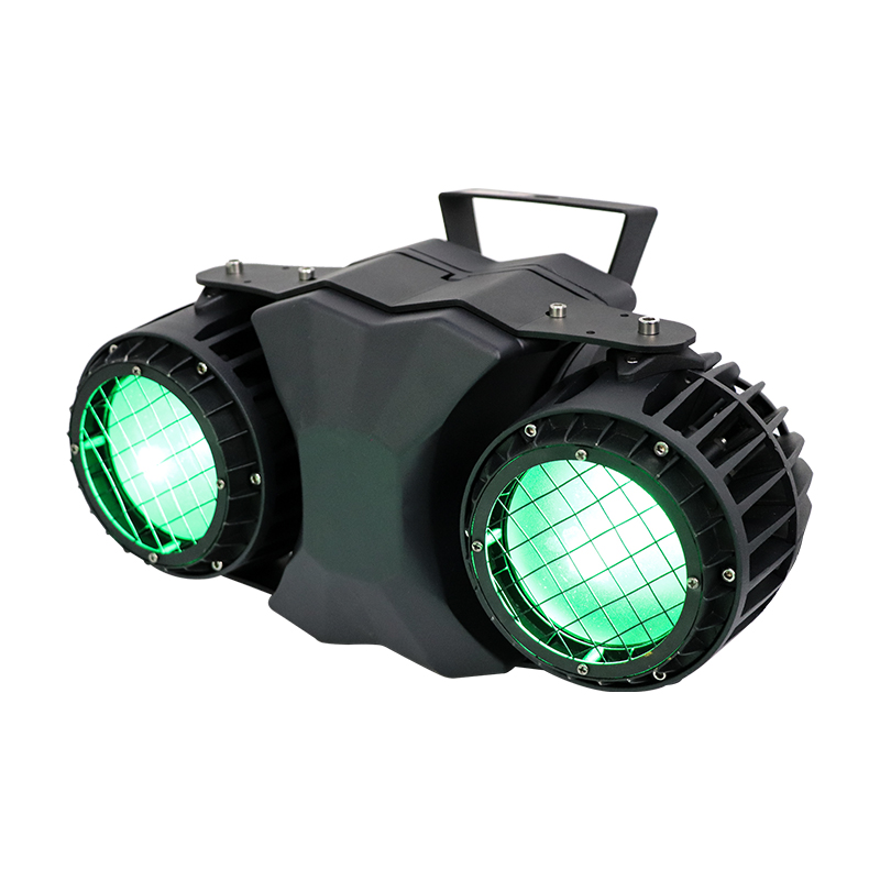 Outdoor IP65 2x100W COB LED Audience Light – White, Warm White & Cool White 2-in-1