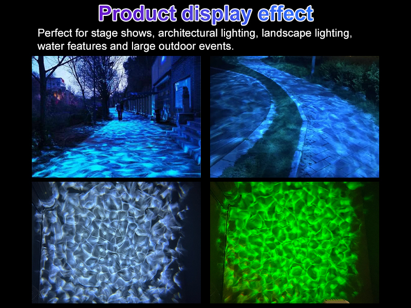 architectural ocean wave lighting projector IP65