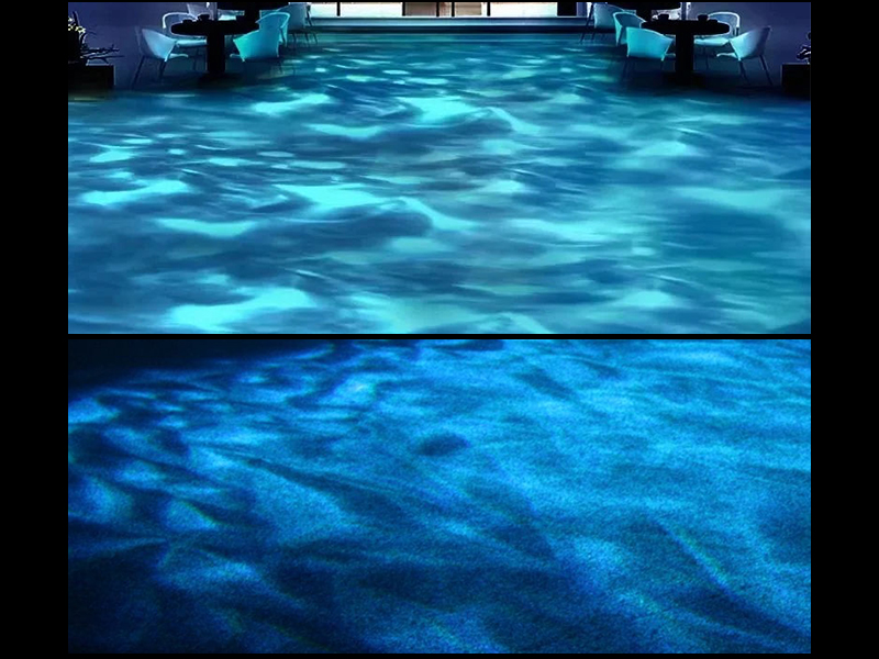 outdoor landscape water wave LED lighting fixture