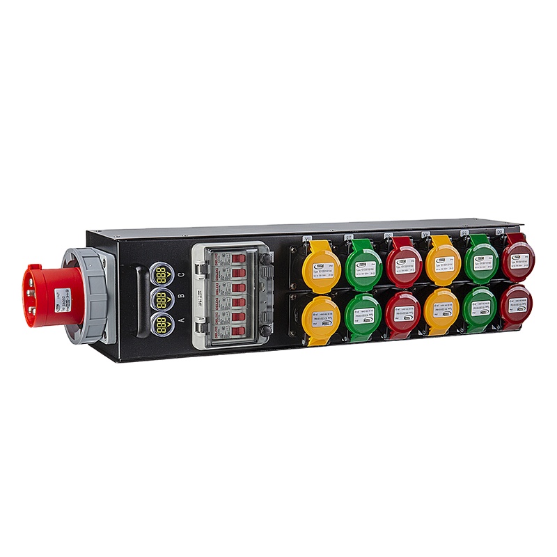W-21 DJ Event Show Power Distributor Rectangle 12 Road 16A Outdoor Output Power Distribution