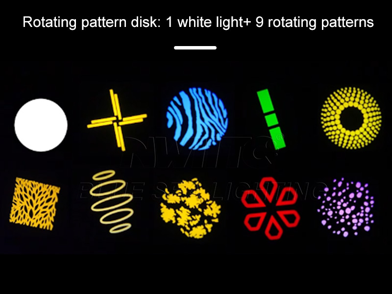 LED moving head beam spot wash light