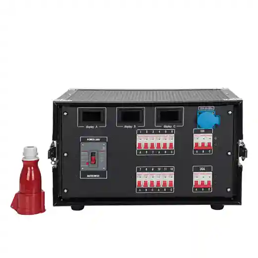 6 chs 16A + 6 chs European plug + 1ch 16A 5P Output Power Distro