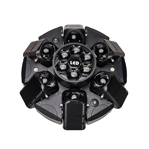 6x40w RGBW beam +6x10w bee eye +2x10W White Strobe+2 Red And Green Laser Led Moving Head