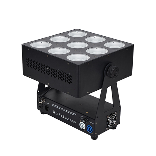 9x50W RGBW 4-in-1 Matrix LED Par Light