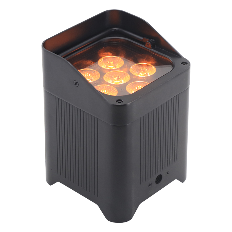 6x18W RGBWA UV 6in1 Battery Wireless LED Par Light – DMX Control for Party, DJ, KTV & Nightclub Stage Lighting