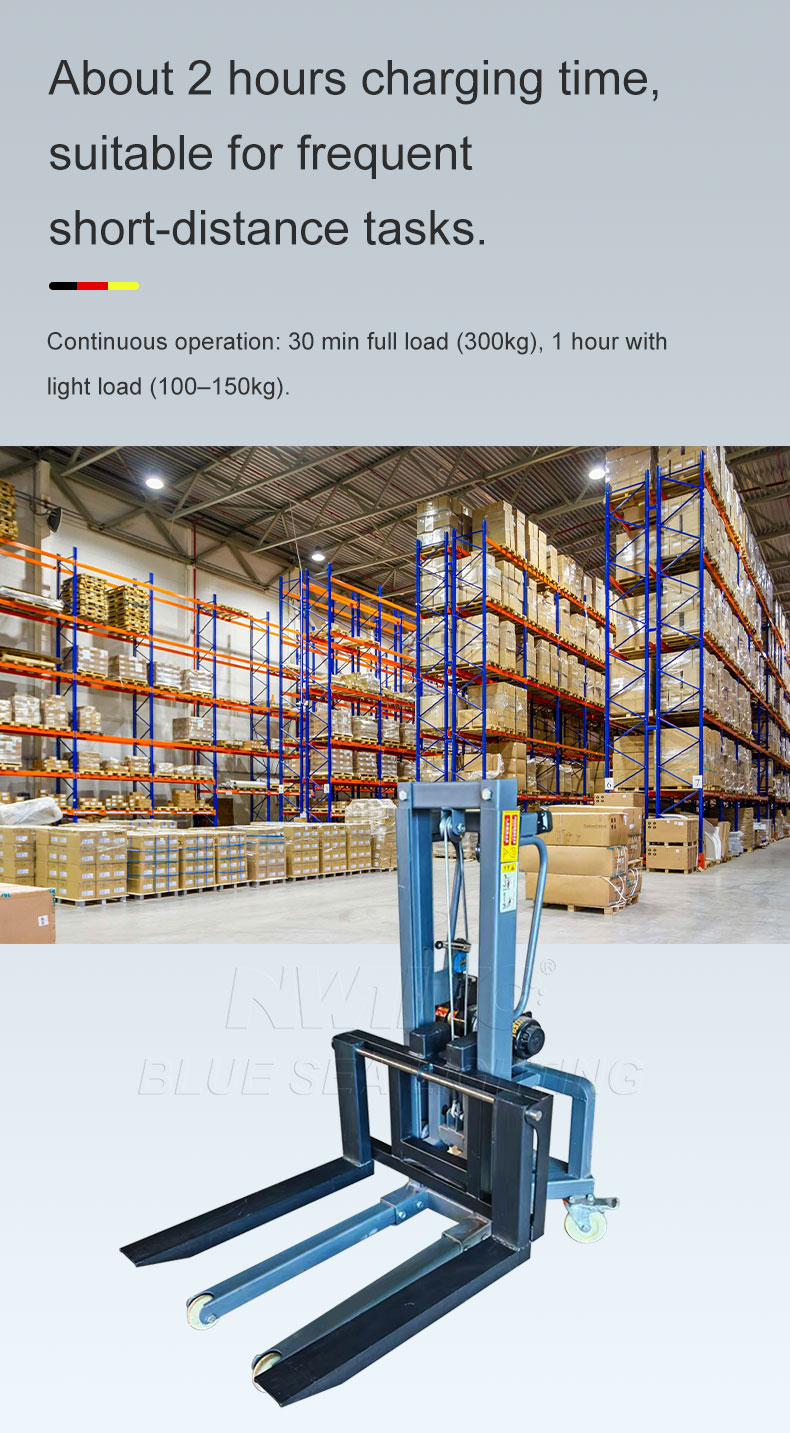 DC 12V Battery Forklift 6000lb Motor Power