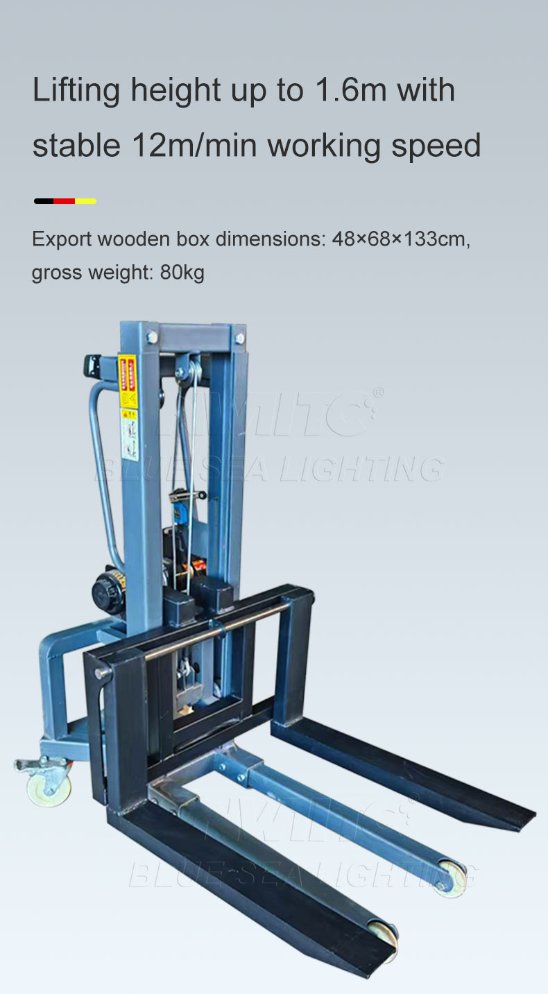 Mini Forklift 1.08m Height 60cm Fork Length