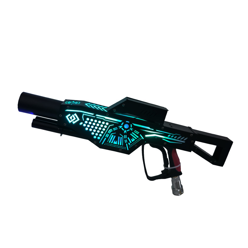 LED CO₂ Jet Gun with Built-in Battery – Handheld Stage Effect Shooter