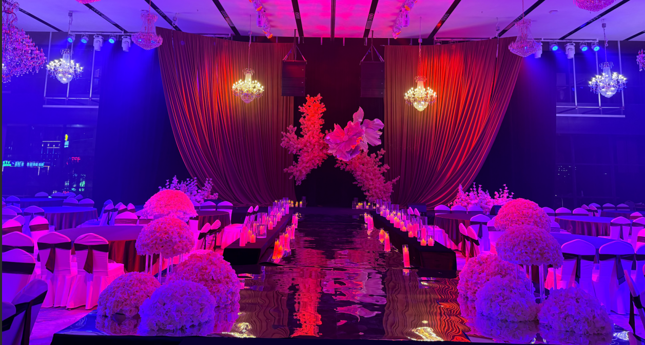 Bluesea Lighting Hunan Wedding Project Customer Review: Creating a Dream-Level Wedding Lighting Atmosphere