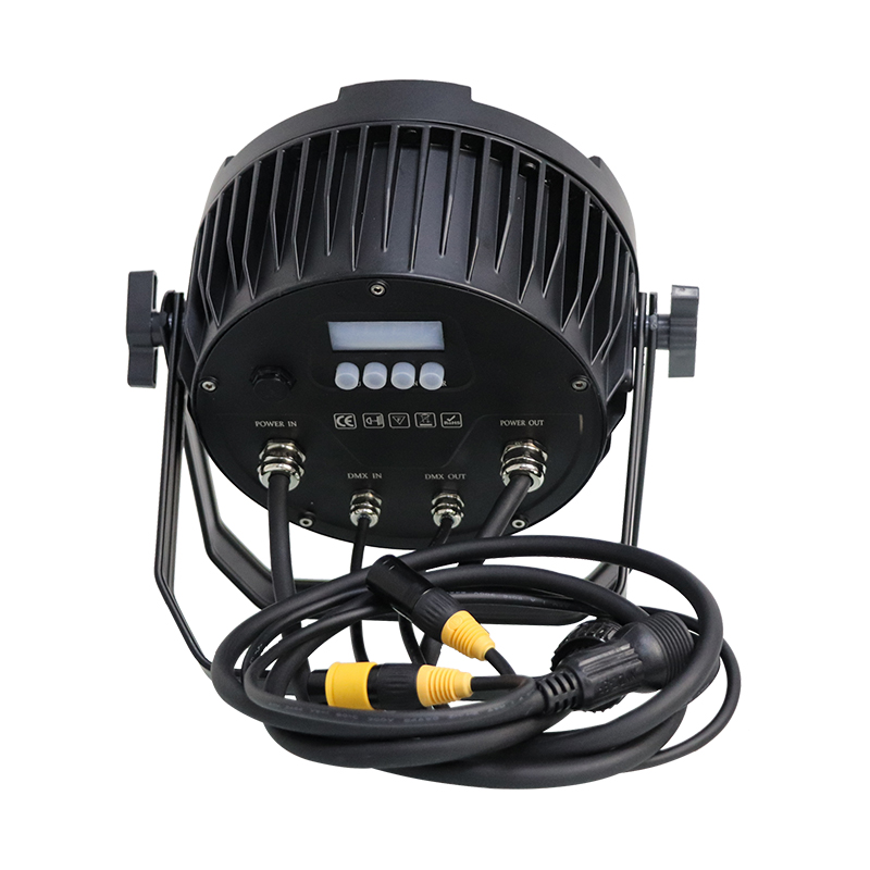 RGBW 4in1 Waterproof LED Slim Par Lights 18x10W for Garden Application