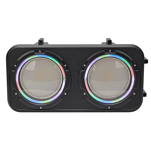 IP66 Outdoor 2x100W Dual-Color COB RGB Audience Light