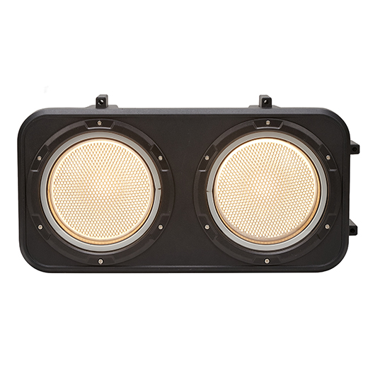 IP66 Outdoor 2x100W Dual-Color COB RGB Audience Light