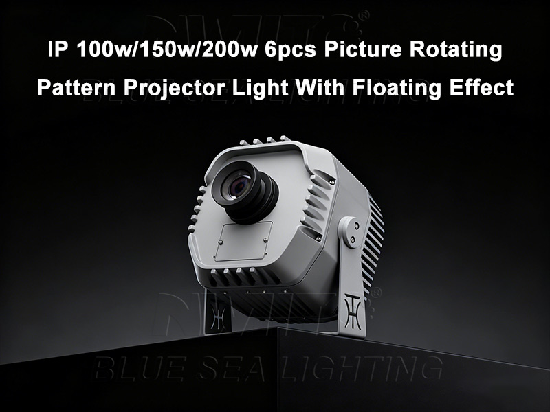 IP65 waterproof rotating pattern projector light