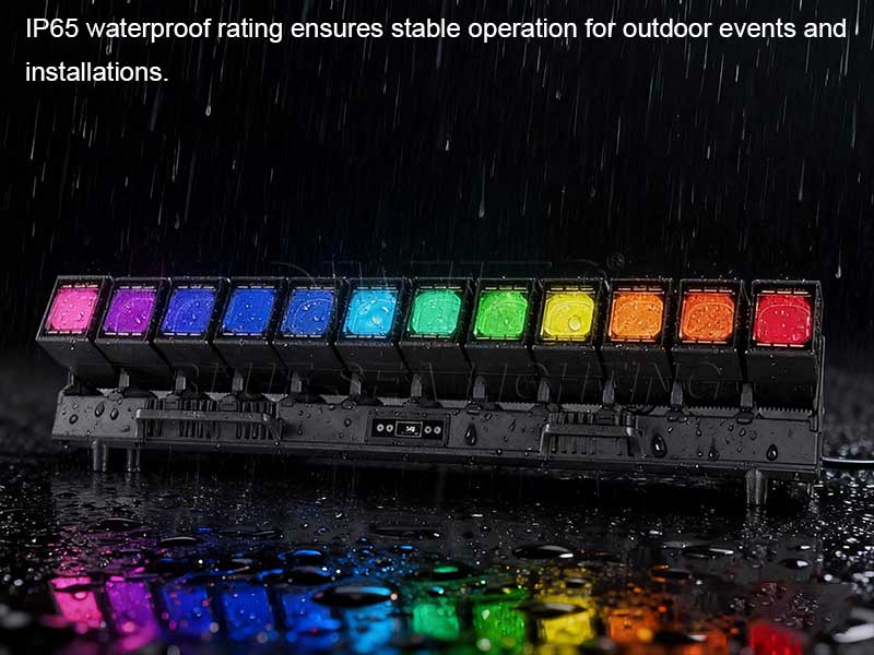 RGBW Zoom Wash Beam Moving Head Light
