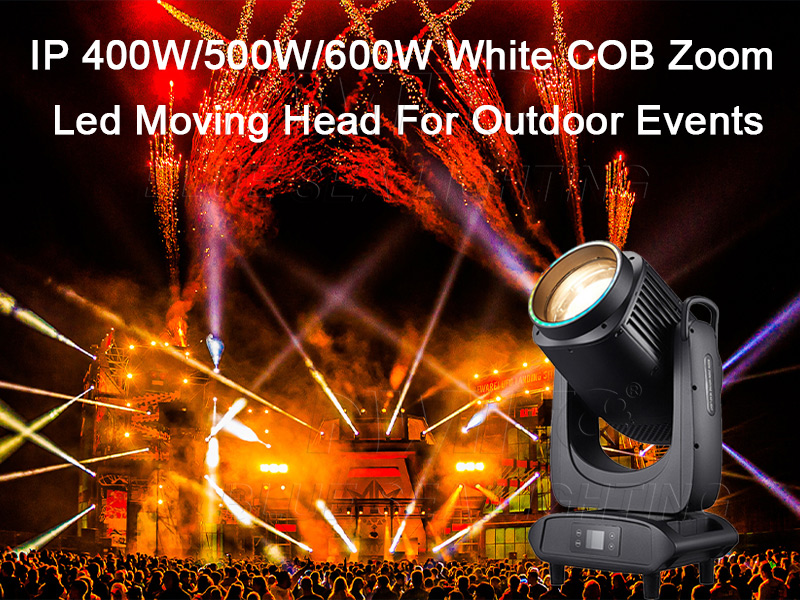 IP Waterproof White COB Zoom LED Moving Head Light