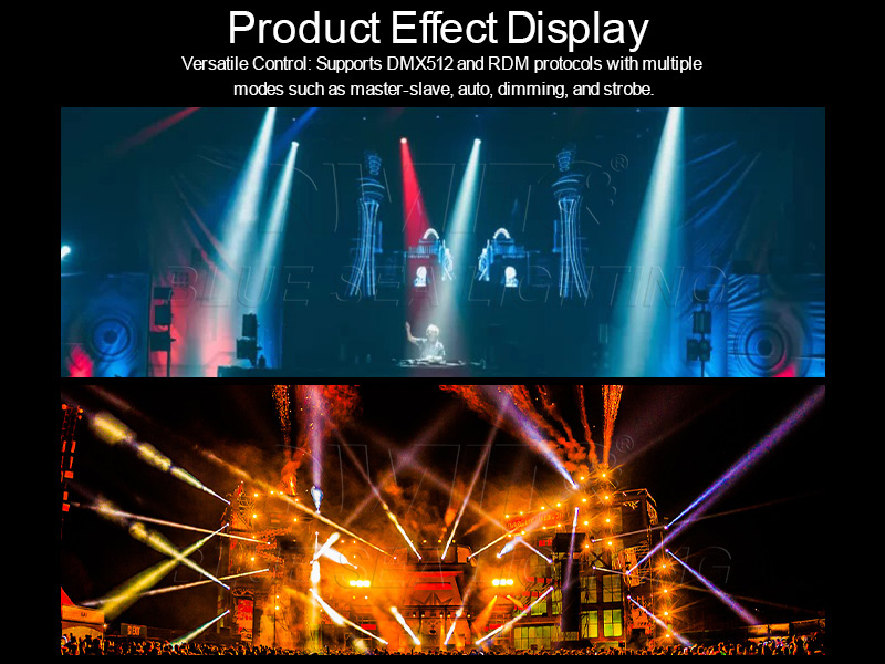 Outdoor Stage White COB Zoom Moving Head
