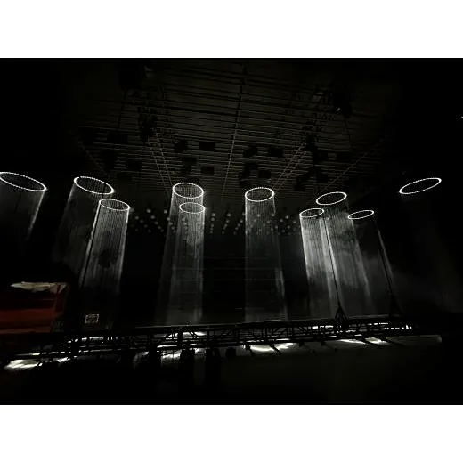 RGBW Kinetic Ring Beam Light with DMX512 Winch for Club, DJ & Concert