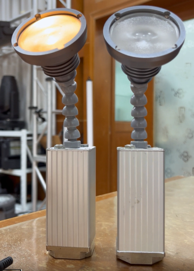  battery powered LED par light real product test