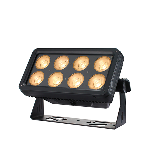 Outdoor IP65 Waterproof 8x50W LED City Color Projector Light (RGBW / Warm+Cool / White)