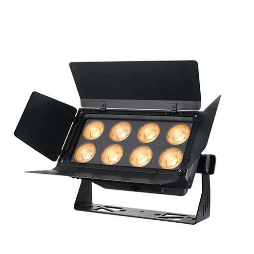 Outdoor IP65 Waterproof 8x50W LED City Color Projector Light (RGBW / Warm+Cool / White)