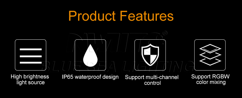 Waterproof 360W RGBW City Color Light