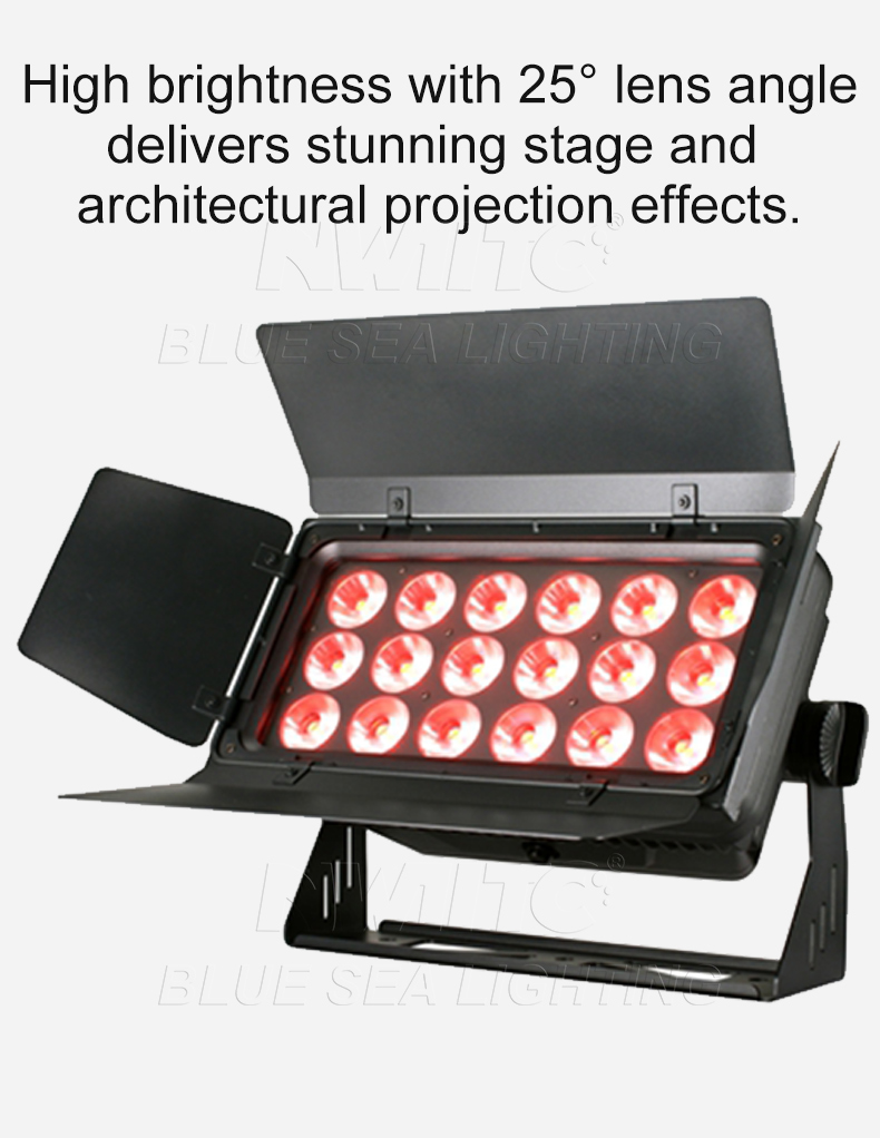 IP65 Outdoor RGBW LED Stage Projector