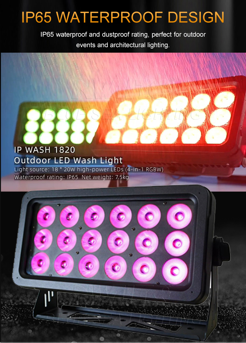 25° Lens Outdoor RGBW LED Light