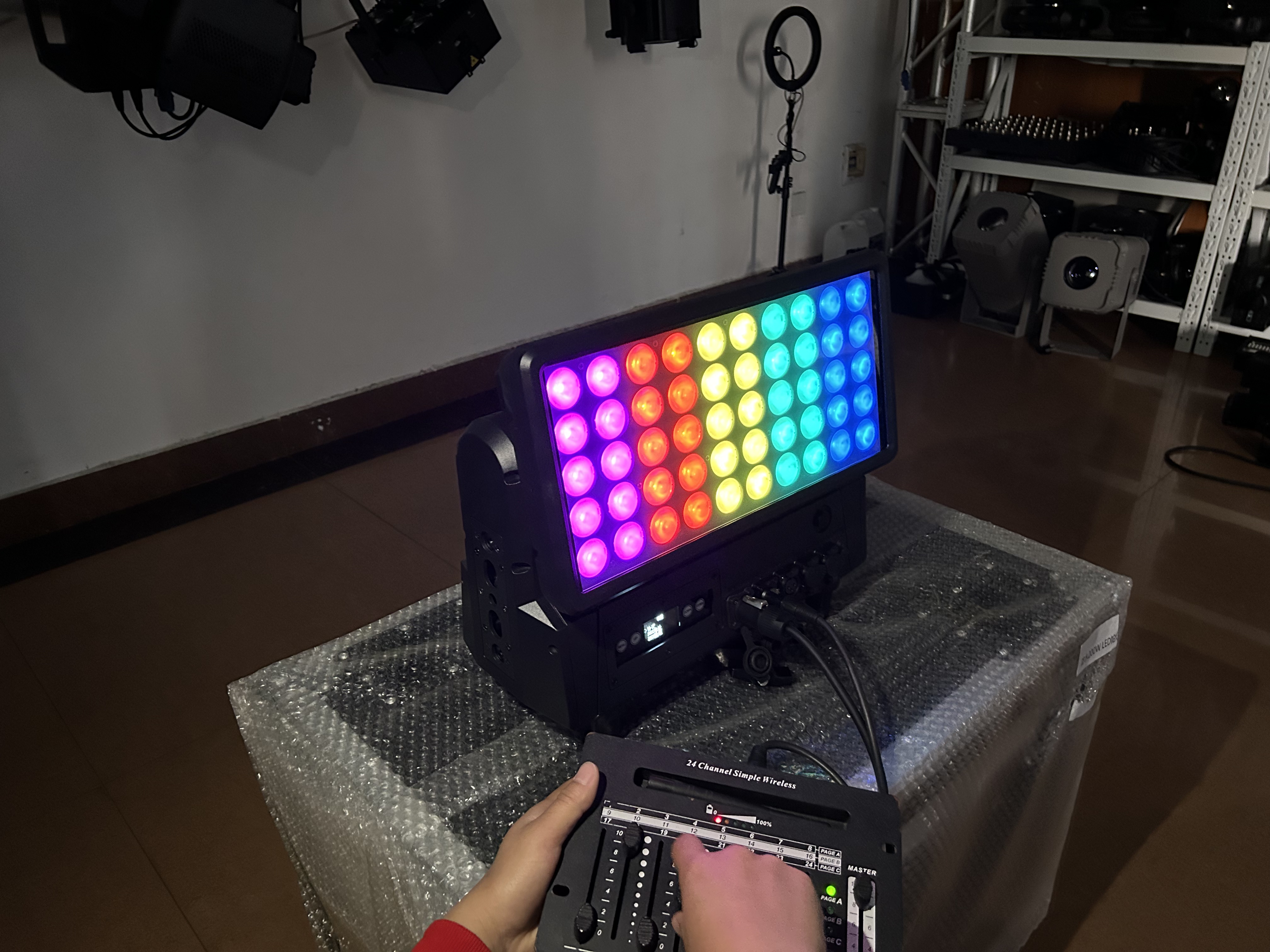 DMX lighting control system RGBW projector