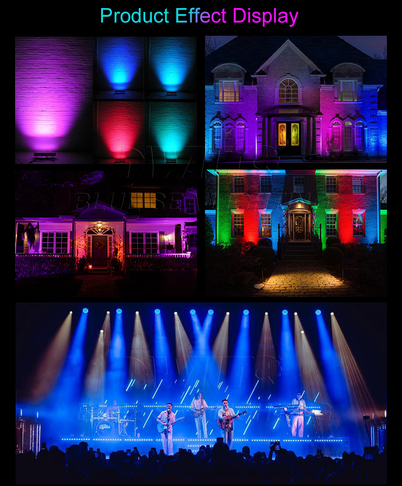 DMX512 controlled waterproof COB LED par light