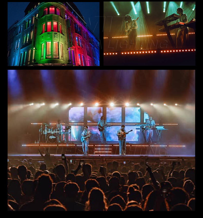 Durable stage par light with adjustable beam and long lifespan