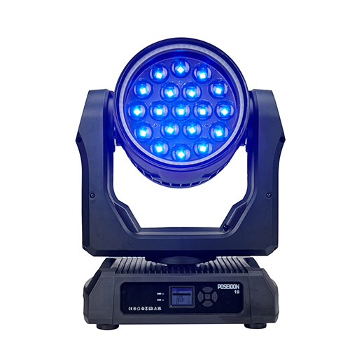 Outdoor Waterproof 19×20W RGBW Wash LED Moving Head Light with LED Ring