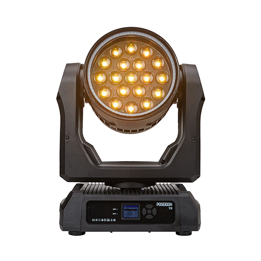 Outdoor Waterproof 19×20W RGBW Wash LED Moving Head Light with LED Ring