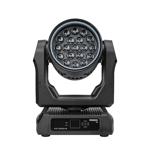 Outdoor Waterproof 19×20W RGBW Wash LED Moving Head Light with LED Ring