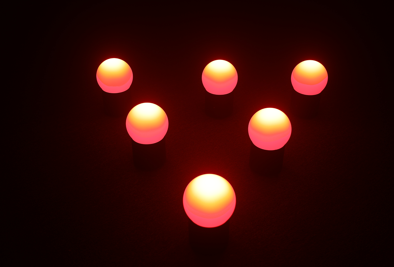 Outdoor Waterproof 6x15w RGBWA UV Battery Wireless LED Uplight