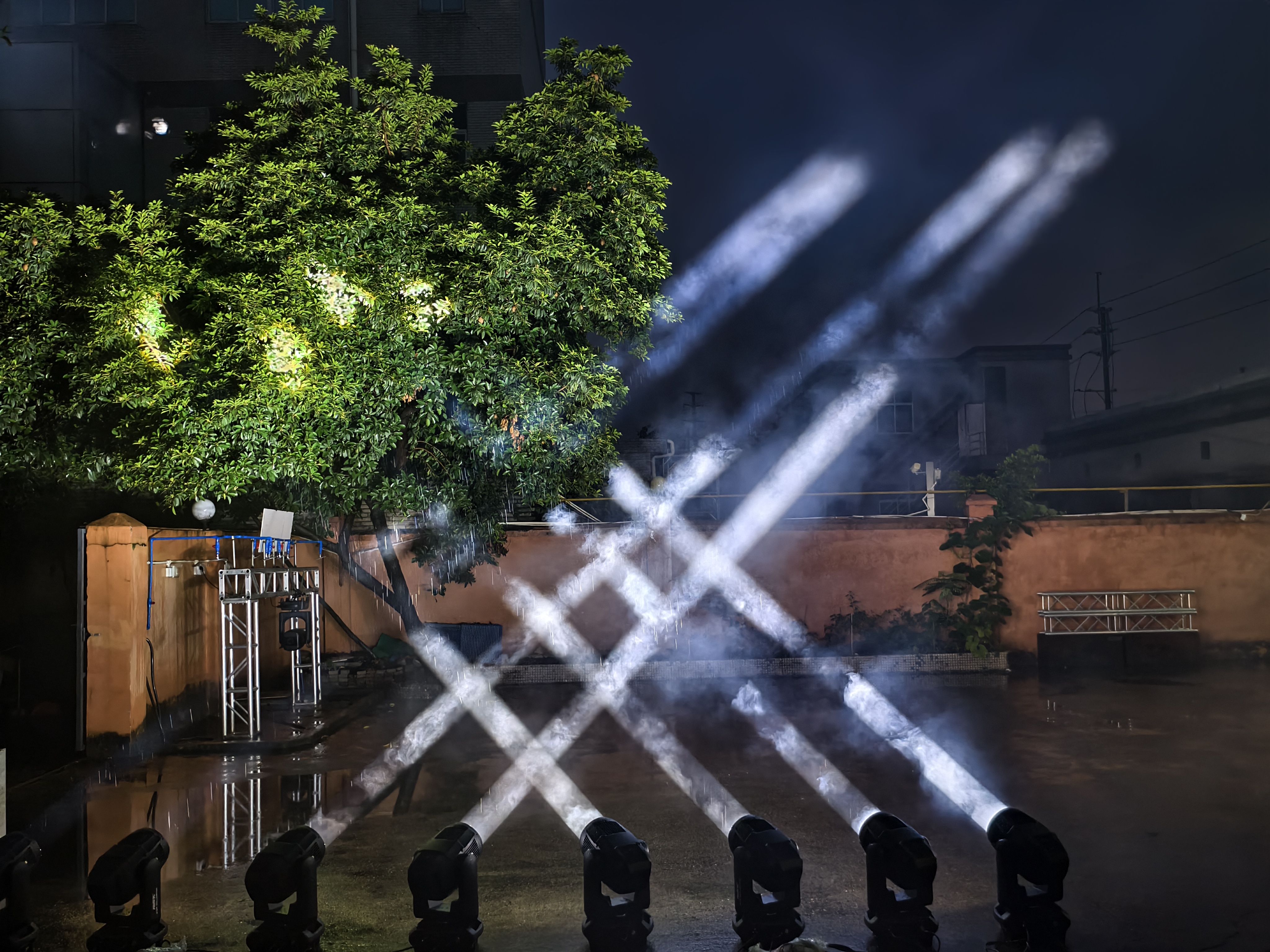 Waterproof 250W Beam Spot Wash moving head stage light outdoor show