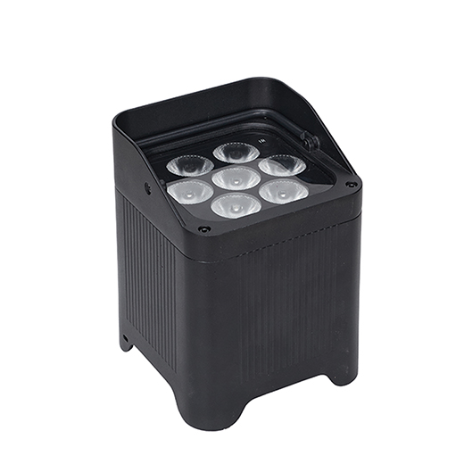 Outdoor Waterproof IP Battery Powered 7X20w rgbalc 6in1 led uplight