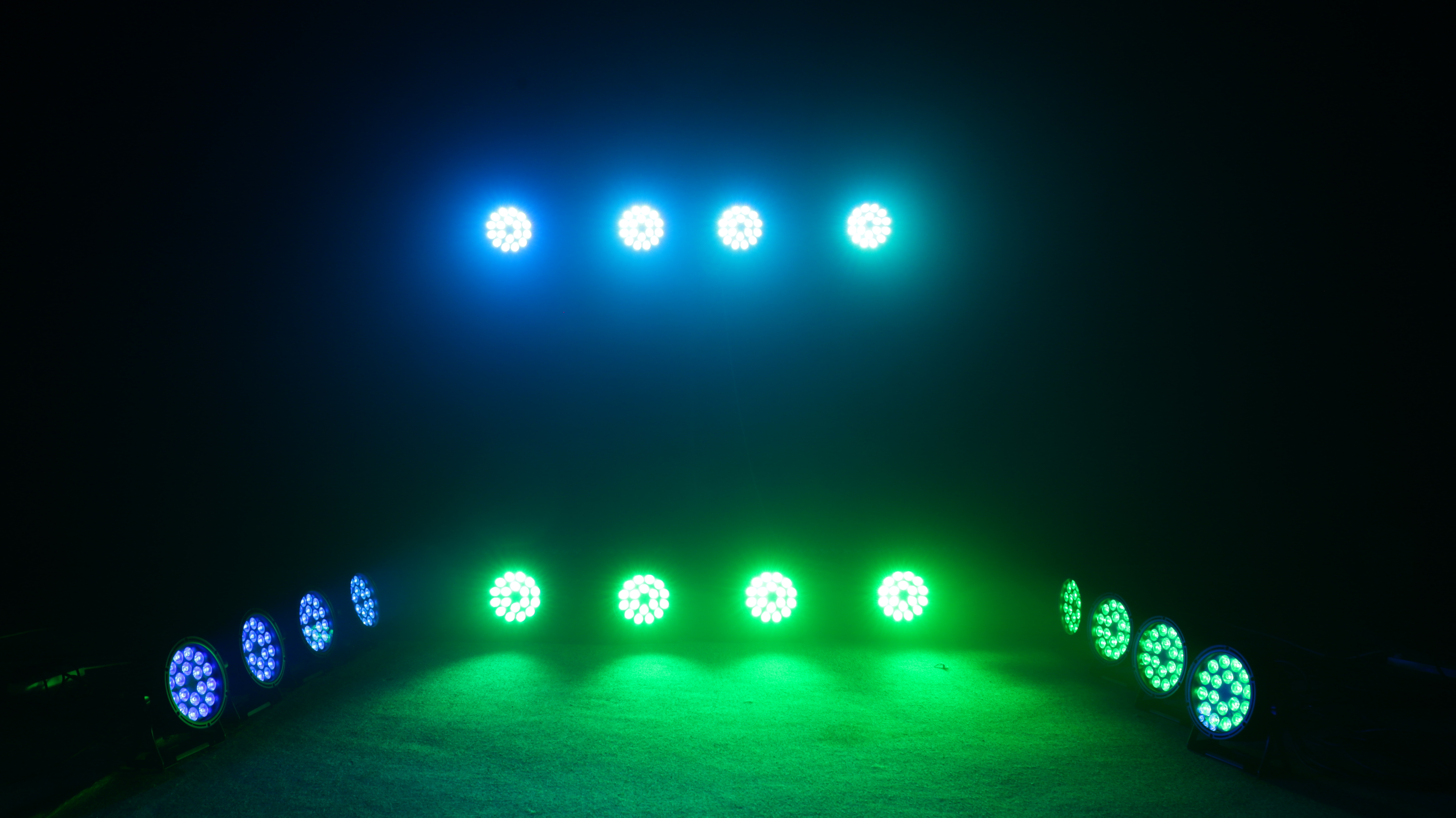 18x18W RGBWAUV 6in1 LED PAR Can outdoor waterproof light