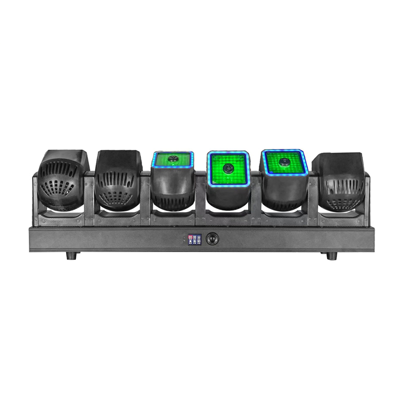 Pixel 4×60W / 6×60W Pan Tilt Double Infinitely TORNADO LED Bar Moving Head Light
