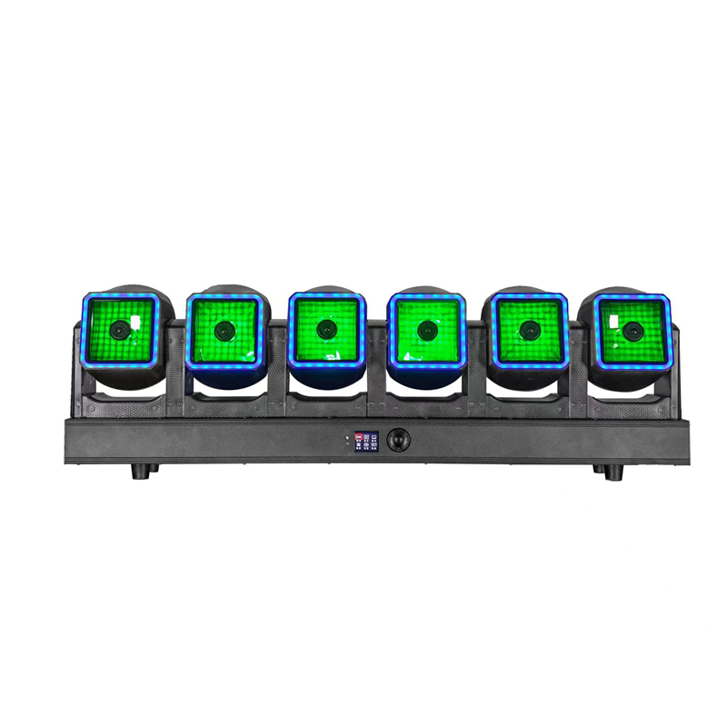 Pixel 4×60W / 6×60W Pan Tilt Double Infinitely TORNADO LED Bar Moving Head Light