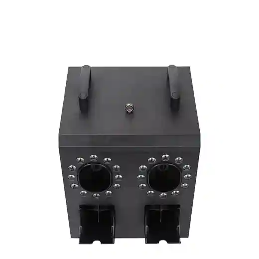Plastic Two output 900w RGB 3in1 LED Bubble Fog Machine