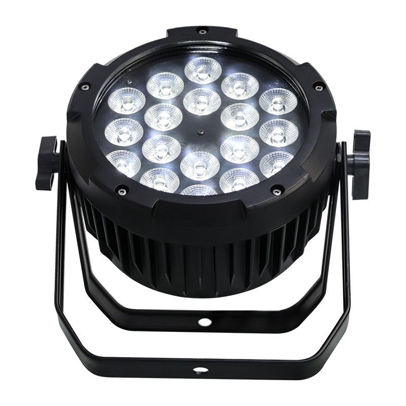 RGBW 4in1 Waterproof LED Slim Par Lights 18x10W for Garden Application