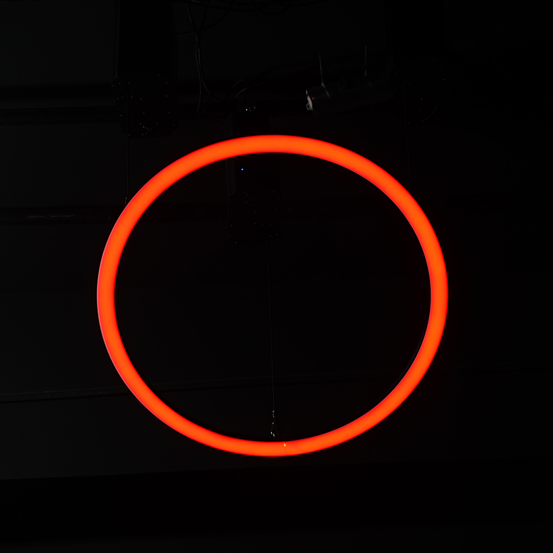 6m Kinetic LED Ring RGBW Projection Lights 300W Power for Hotel Application